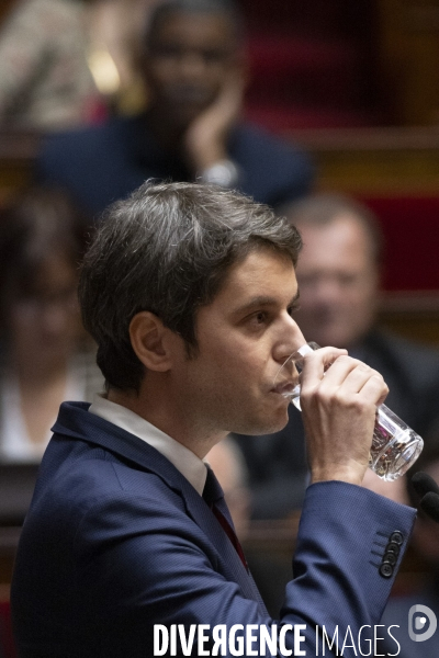 Déclaration de politique générale de Gabriel Attal