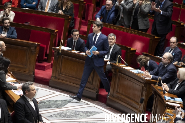 Déclaration de politique générale de Gabriel Attal