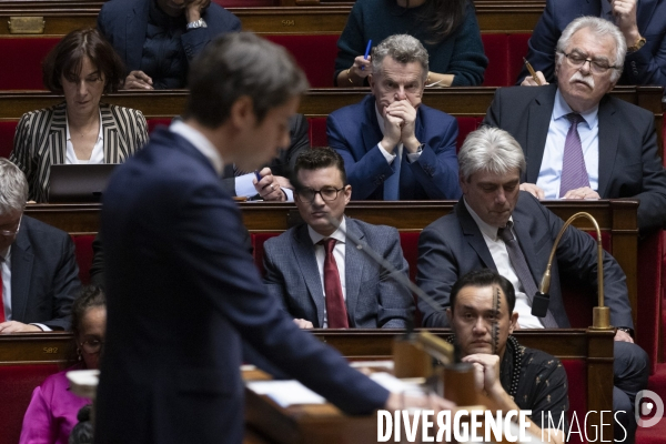 Déclaration de politique générale de Gabriel Attal