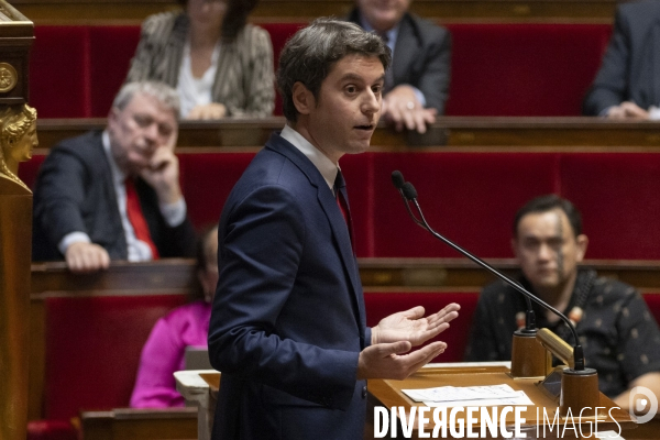 Déclaration de politique générale de Gabriel Attal