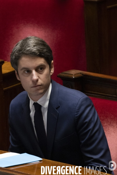 Déclaration de politique générale de Gabriel Attal