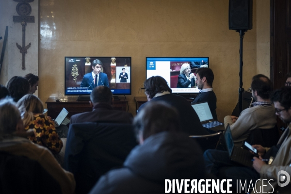 Déclaration de politique générale de Gabriel Attal