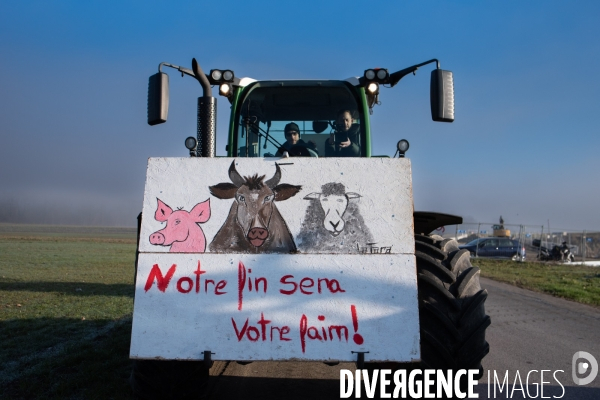 Genève. Manifestation des agriculteurs