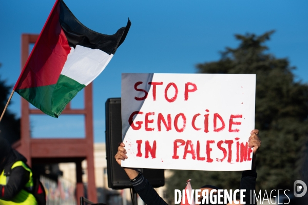 Jean-Luc Mélenchon à Genève pour la Palestine