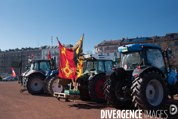 Genève. Manifestation des agriculteurs