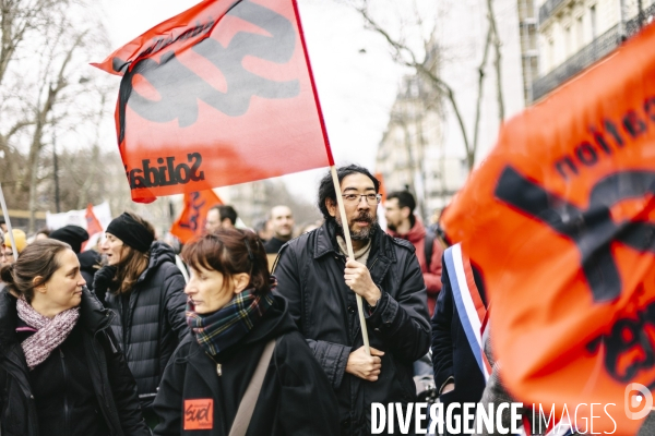 Manifestation dans l education nationale pour les salaires et contre les nouvelles mesures du choc des savoirs