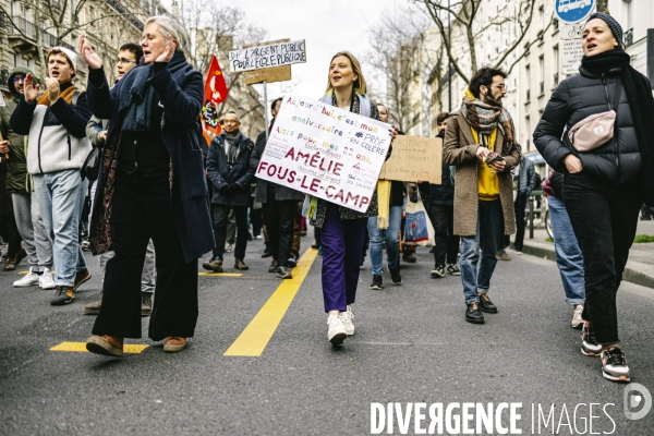 Manifestation dans l education nationale pour les salaires et contre les nouvelles mesures du choc des savoirs