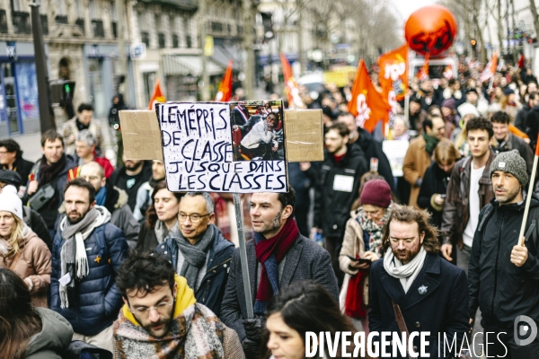 Manifestation dans l education nationale pour les salaires et contre les nouvelles mesures du choc des savoirs