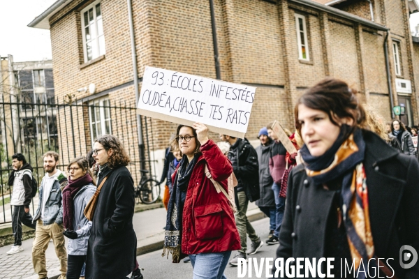 Manifestation dans l education nationale pour les salaires et contre les nouvelles mesures du choc des savoirs