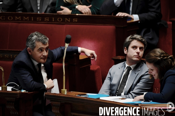Gerard Darmanin avec Gabriel ATTAL