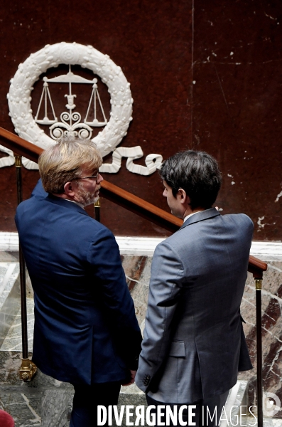 Marc FESNEAU avec Gabriel ATTAL
