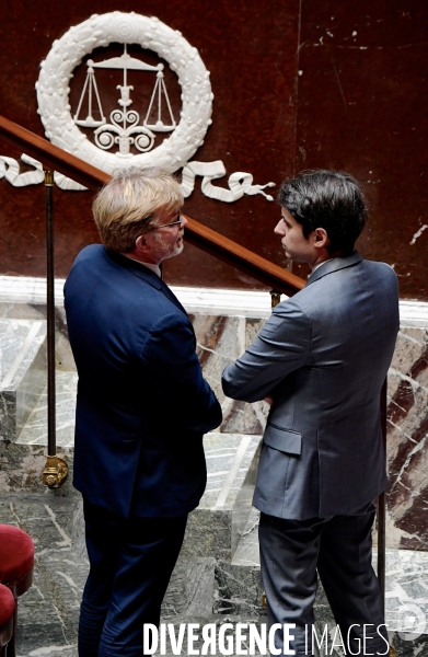 Marc FESNEAU avec Gabriel ATTAL