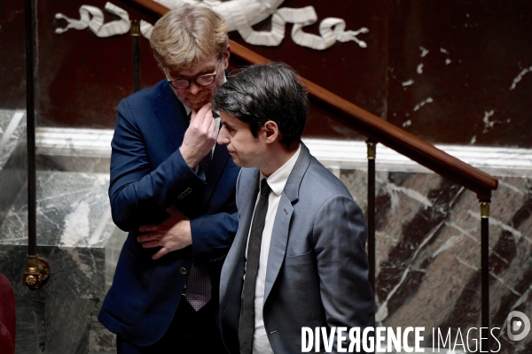 Marc FESNEAU avec Gabriel ATTAL