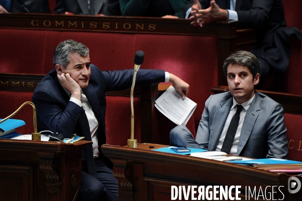 Gerard Darmanin avec Gabriel ATTAL