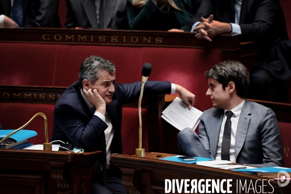 Gerard Darmanin avec Gabriel ATTAL