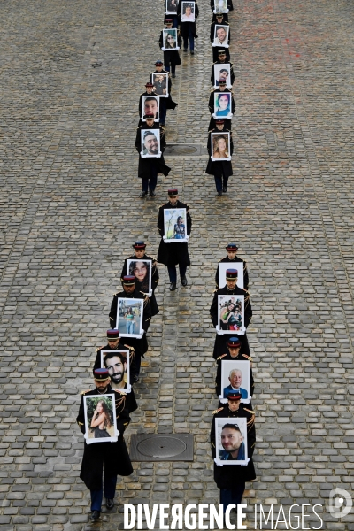 Cérémonie d’hommage aux victimes françaises des attaques terroristes du 7 octobre 2023