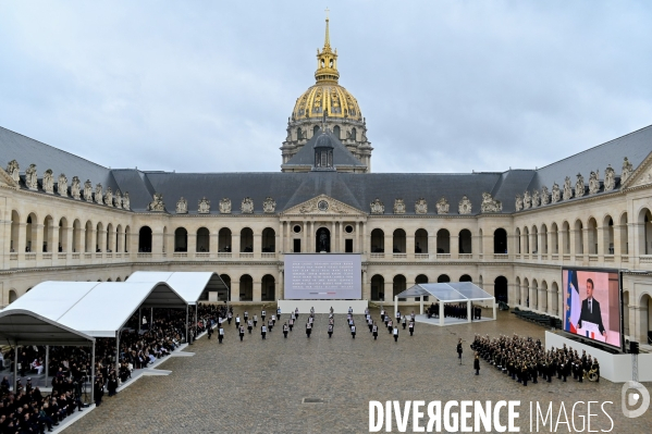 Cérémonie d’hommage aux victimes françaises des attaques terroristes du 7 octobre 2023