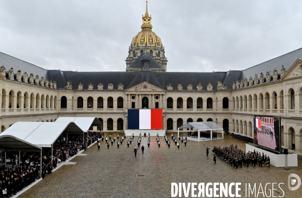 Cérémonie d’hommage aux victimes françaises des attaques terroristes du 7 octobre 2023