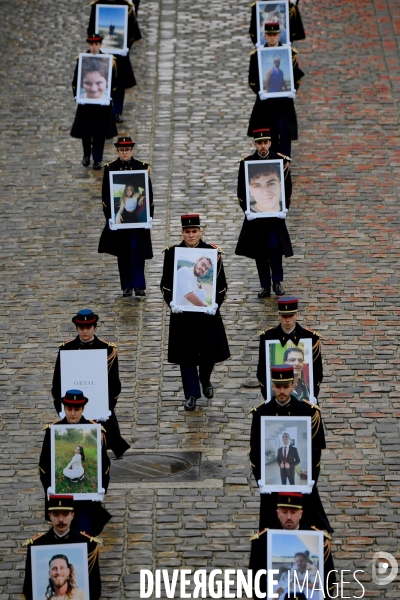 Cérémonie d’hommage aux victimes françaises des attaques terroristes du 7 octobre 2023