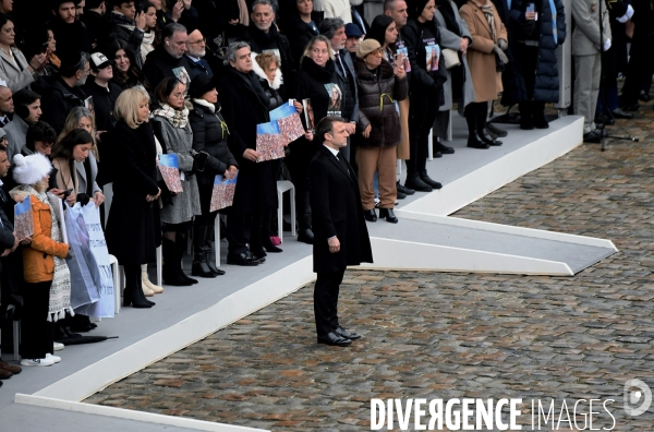 Cérémonie d’hommage aux victimes françaises des attaques terroristes du 7 octobre 2023