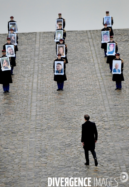 Cérémonie d’hommage aux victimes françaises des attaques terroristes du 7 octobre 2023