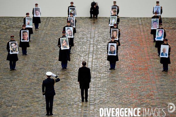 Cérémonie d’hommage aux victimes françaises des attaques terroristes du 7 octobre 2023