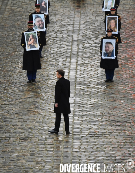 Cérémonie d’hommage aux victimes françaises des attaques terroristes du 7 octobre 2023