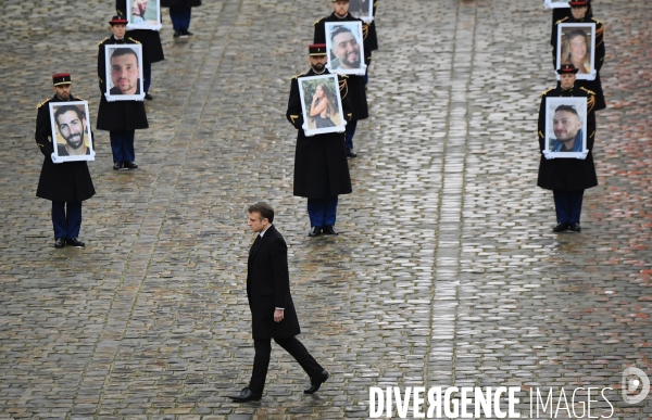 Cérémonie d’hommage aux victimes françaises des attaques terroristes du 7 octobre 2023