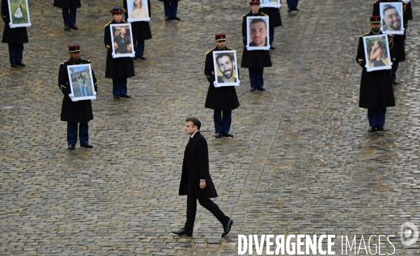 Cérémonie d’hommage aux victimes françaises des attaques terroristes du 7 octobre 2023