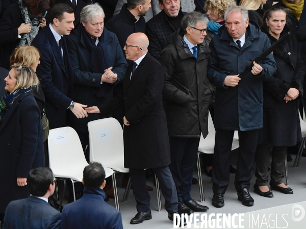 Cérémonie d’hommage aux victimes françaises des attaques terroristes du 7 octobre 2023