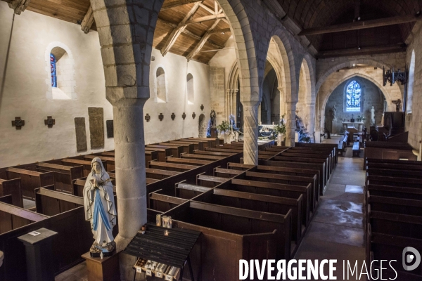 L glise et le cimetire de Saint-Valery