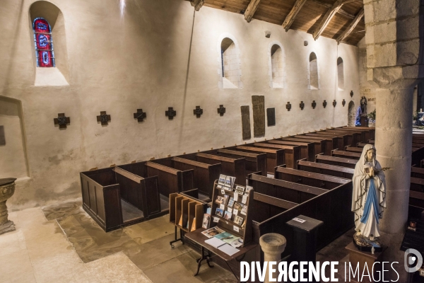 L glise et le cimetire de Saint-Valery