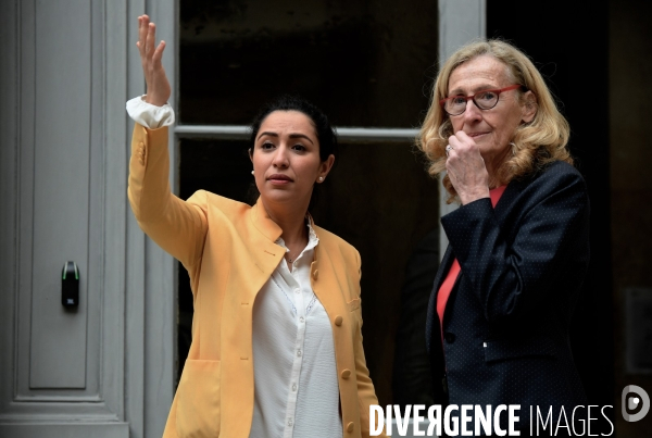 Passation de pouvoir entre amélie oudéa castéra et nicole belloubet
