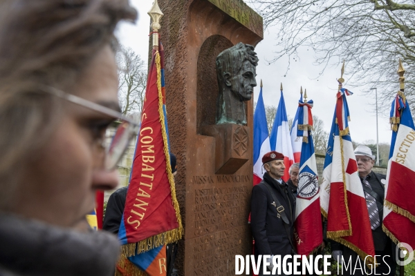 Commemoration hommage groupe Manouchian.