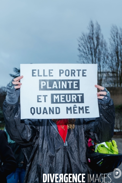Rassemblement féministe à Rennes contre les classements sans suite