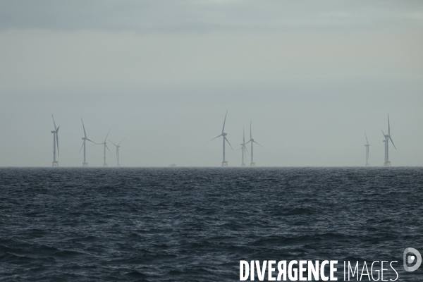 Les éoliennes de la baie de Saint-Brieuc