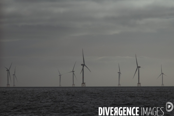Les éoliennes de la baie de Saint-Brieuc