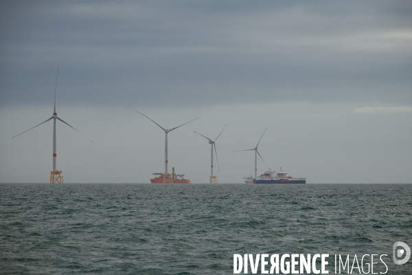 Les éoliennes de la baie de Saint-Brieuc