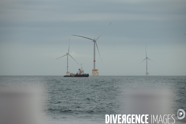 Les éoliennes de la baie de Saint-Brieuc