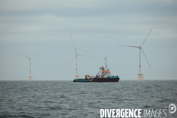 Les éoliennes de la baie de Saint-Brieuc