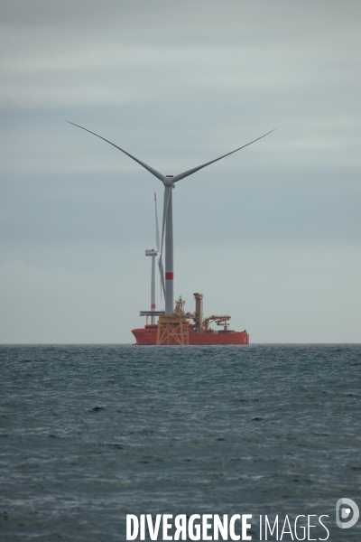 Les éoliennes de la baie de Saint-Brieuc