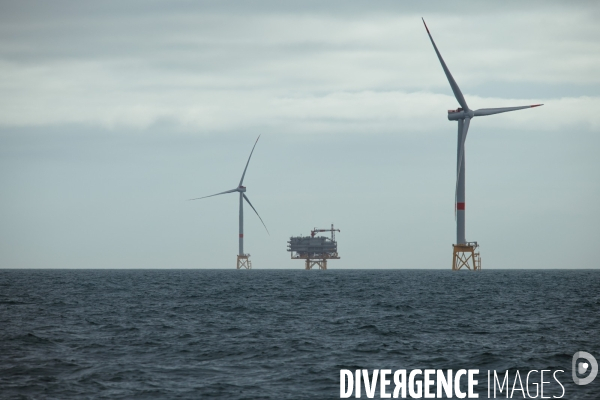 Les éoliennes de la baie de Saint-Brieuc