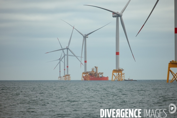 Les éoliennes de la baie de Saint-Brieuc