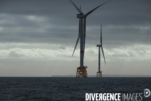 Les éoliennes de la baie de Saint-Brieuc