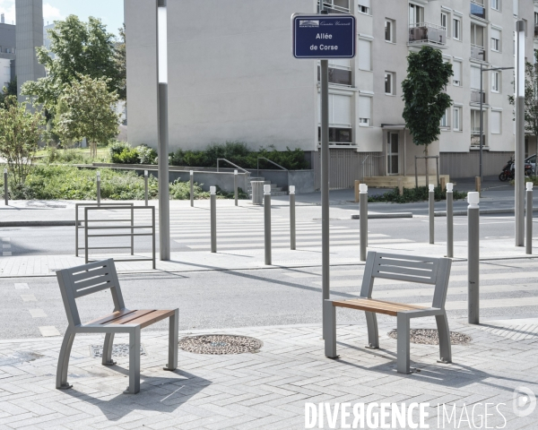 Nanterre, mobilier urbain 