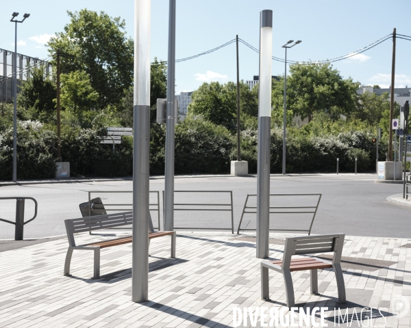 Nanterre, mobilier urbain 