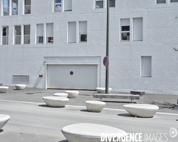 Massy, dispositif anti parking quartier Villemorin