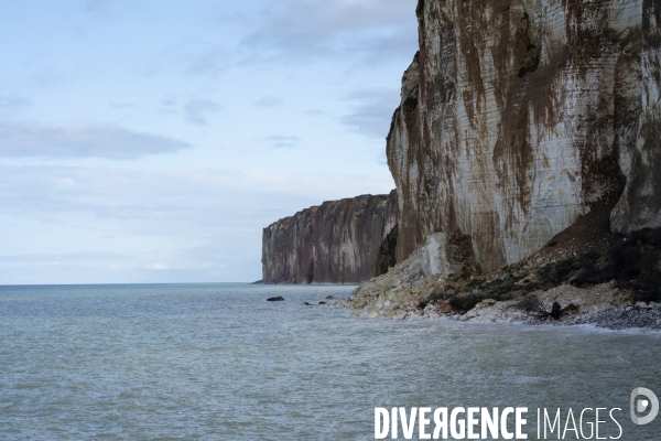 Grande marée sur le littoral en Seine-Maritime