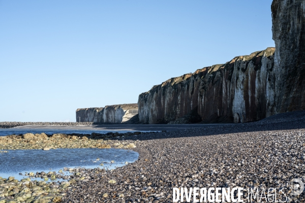 Grande marée sur le littoral en Seine-Maritime