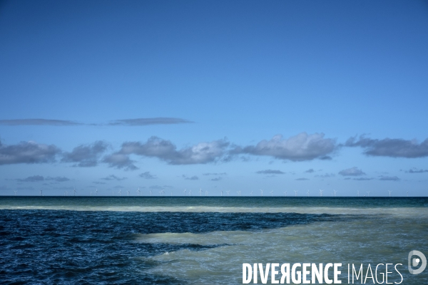 Grande marée sur le littoral en Seine-Maritime